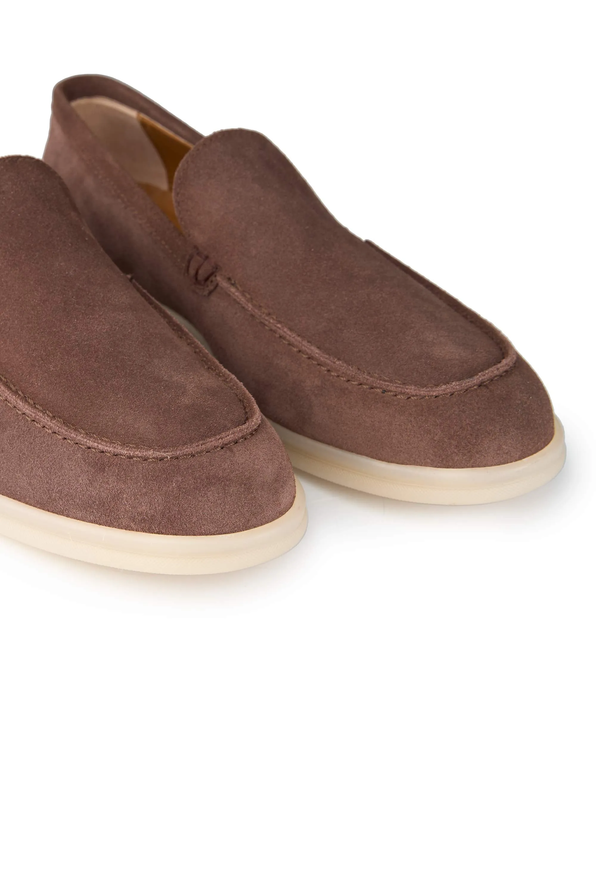 Low Suede Loafers