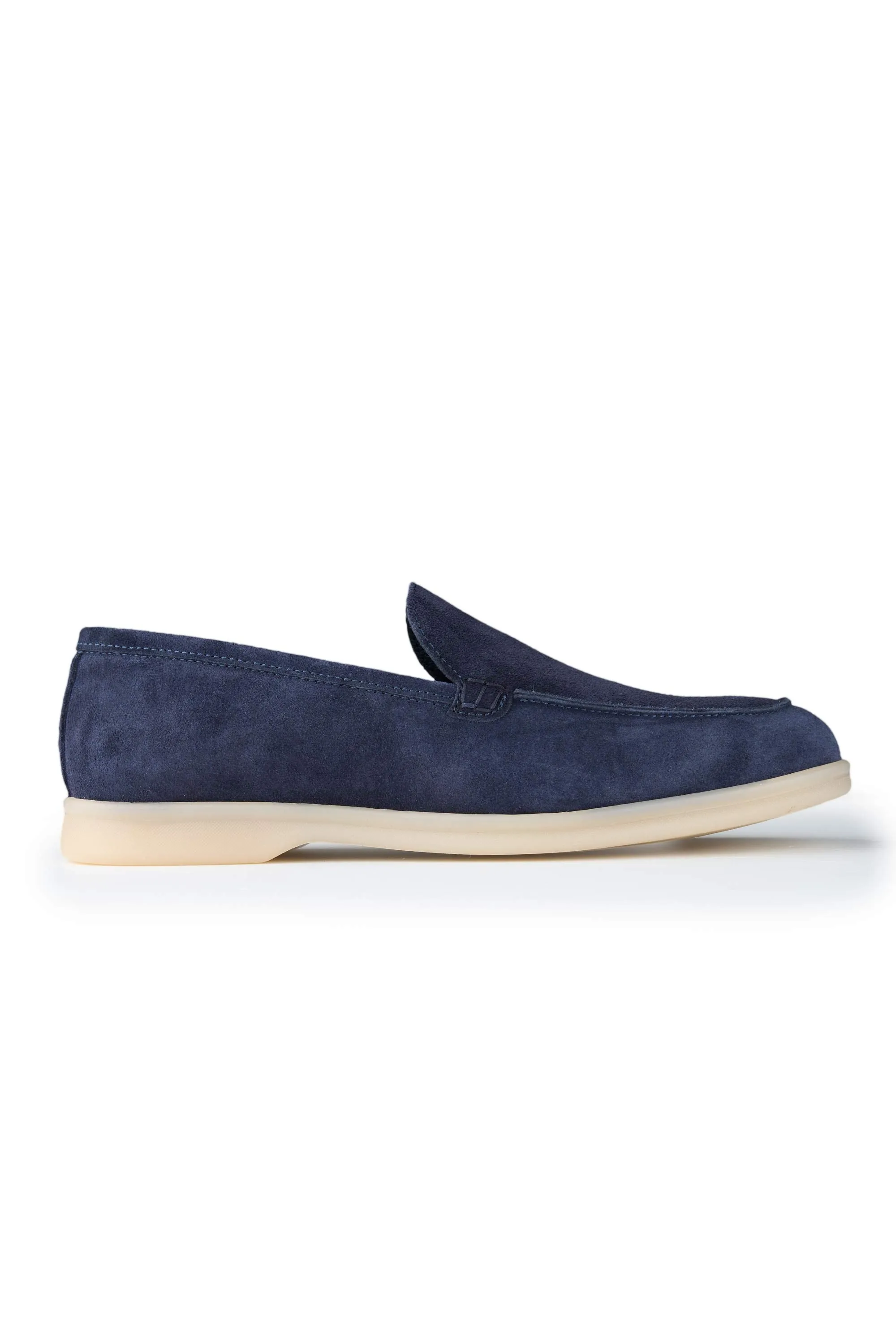 Low Suede Loafers
