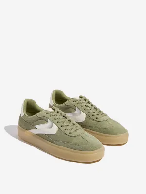 LUNA BLU Sage Suede Lace-Up Sneakers