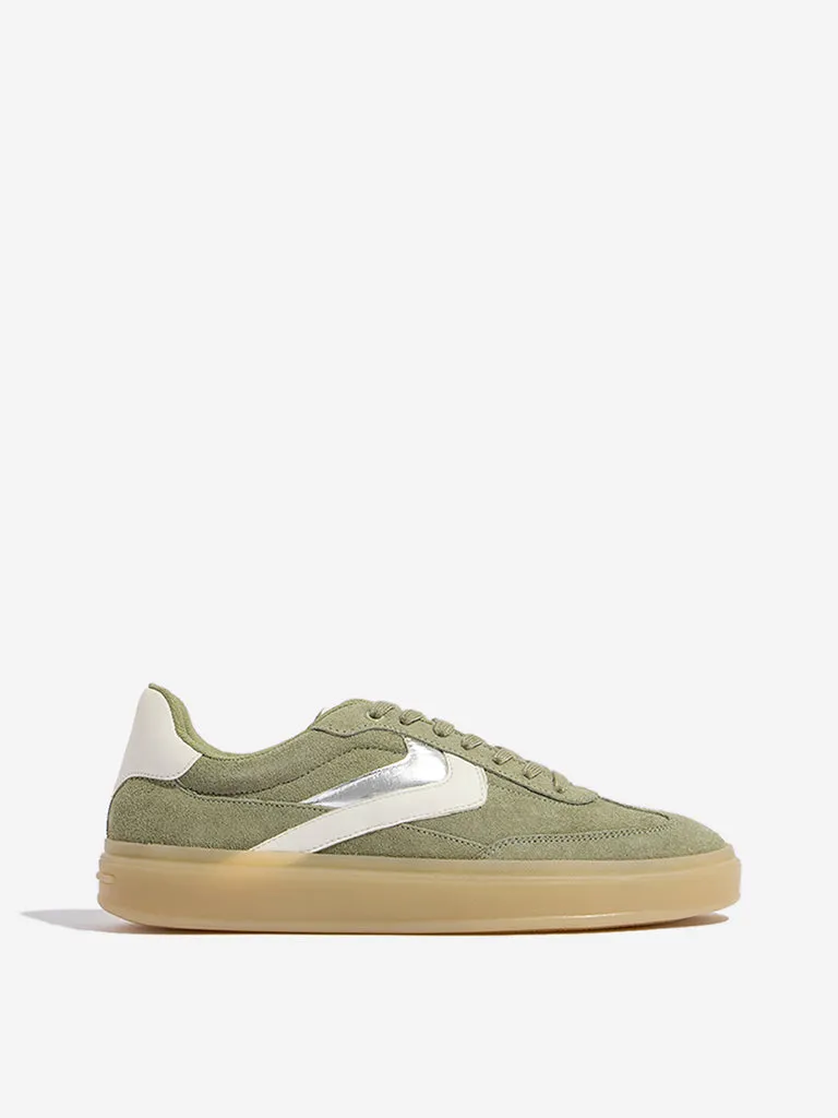 LUNA BLU Sage Suede Lace-Up Sneakers
