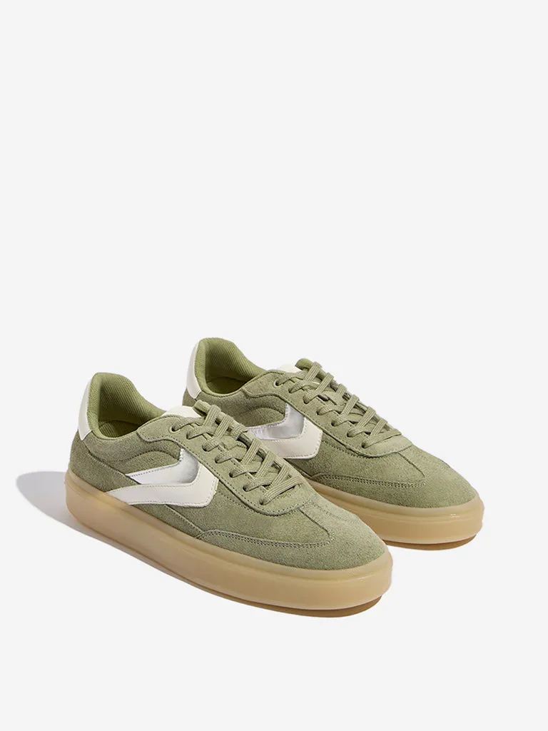 LUNA BLU Sage Suede Lace-Up Sneakers