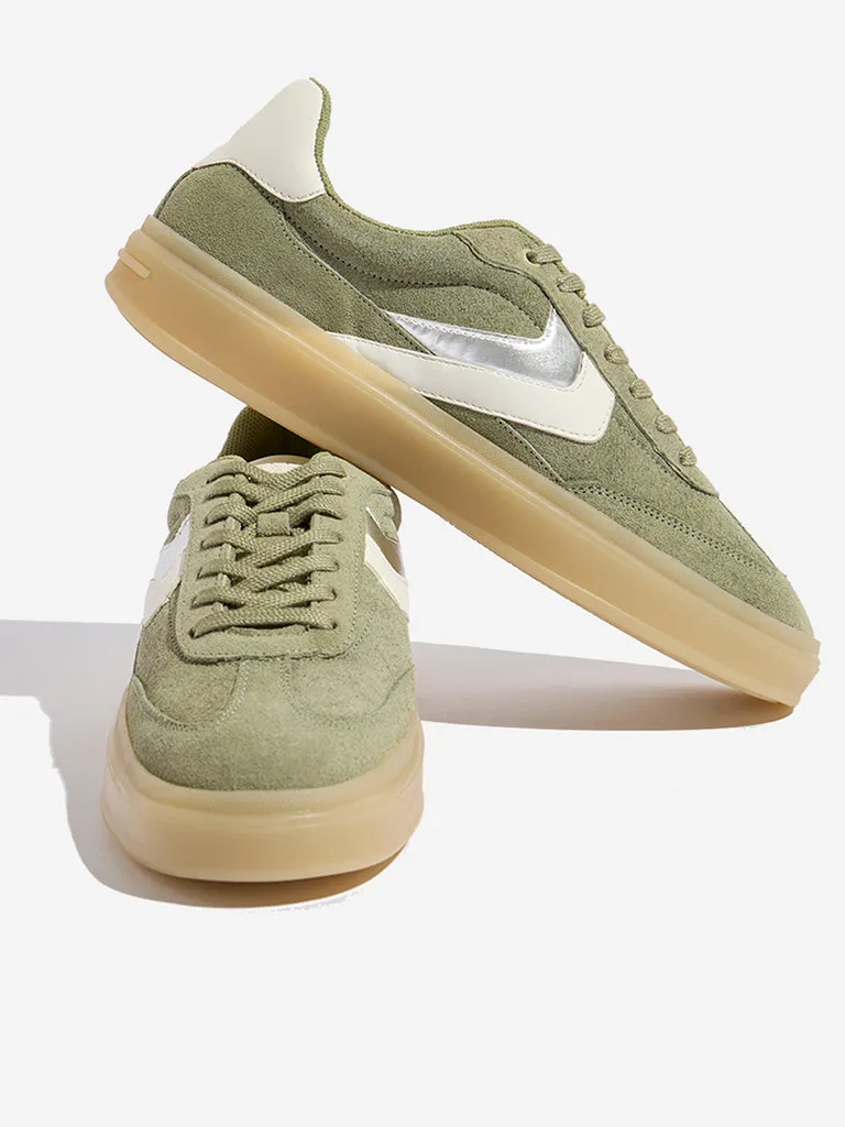 LUNA BLU Sage Suede Lace-Up Sneakers