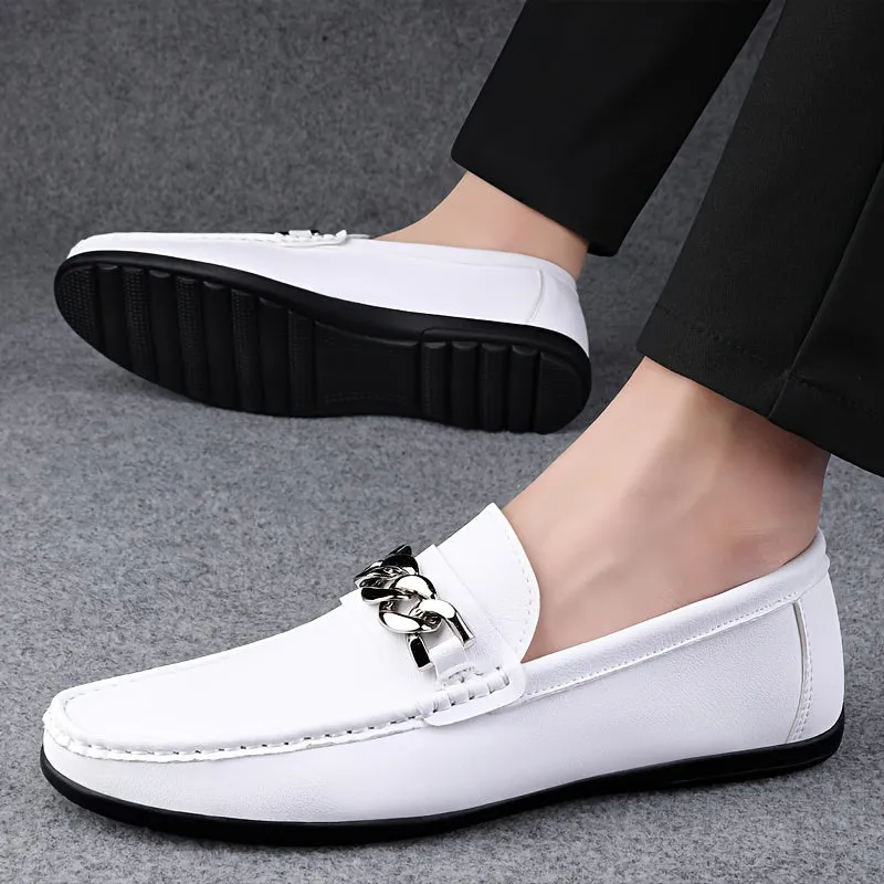 Men's Chic Penny Loafers For Night Walk | Black Or White