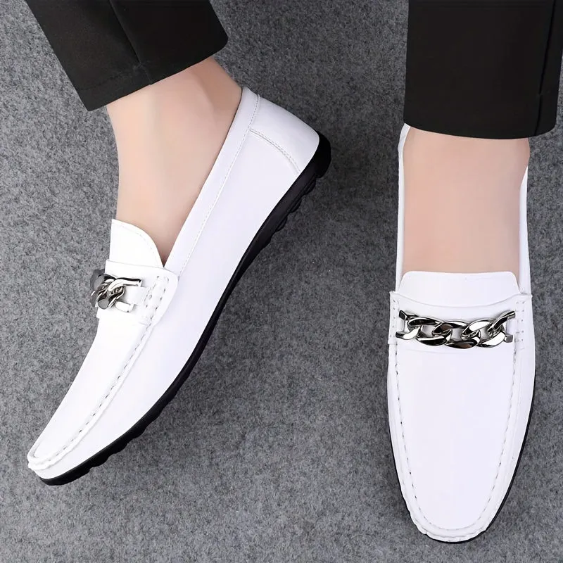 Men's Chic Penny Loafers For Night Walk | Black Or White
