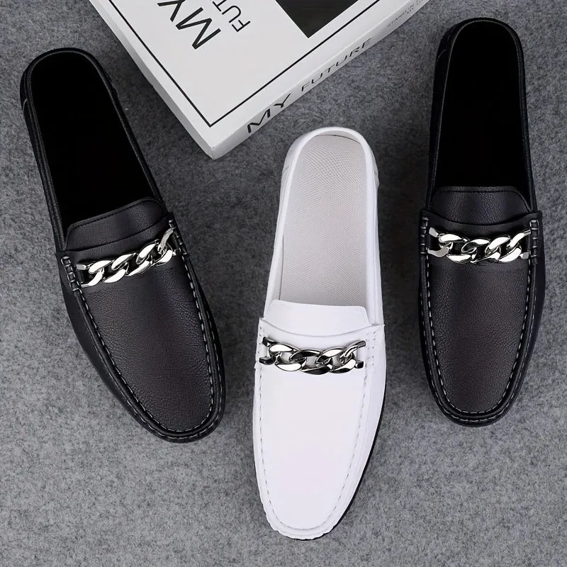 Men's Chic Penny Loafers For Night Walk | Black Or White