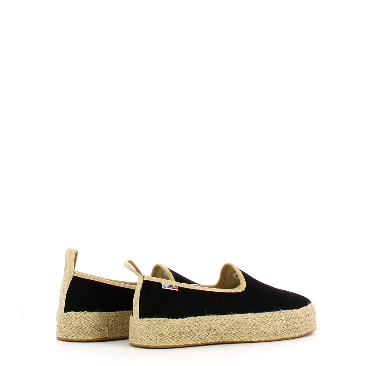Napapijri - Grove Black fabric Slip On Sneakers - NP0A4HKY - BLACK