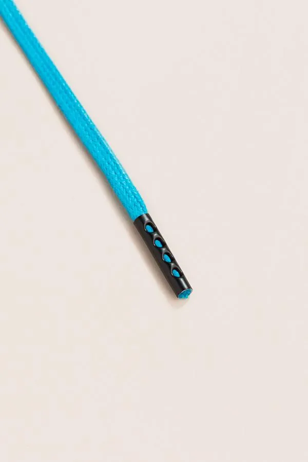 Petrol Blue | Flat Waxed Shoelaces