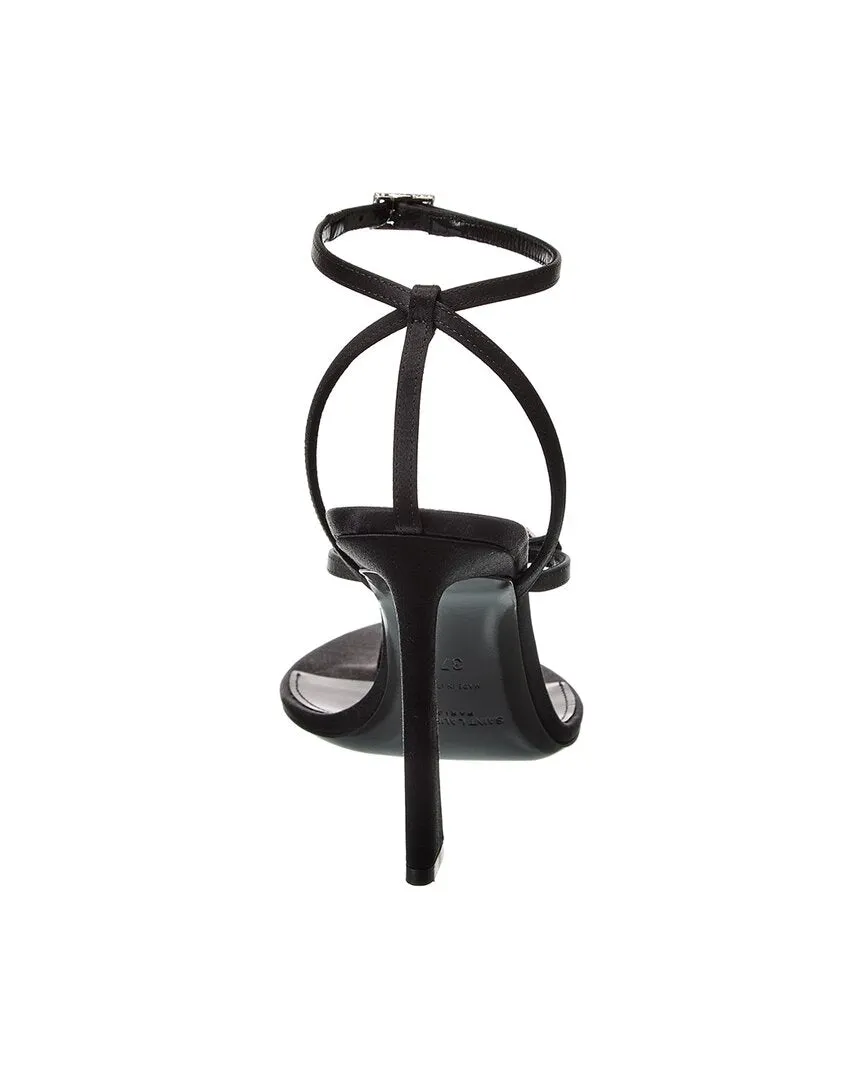 Saint Laurent Nadja 105 Satin Sandal