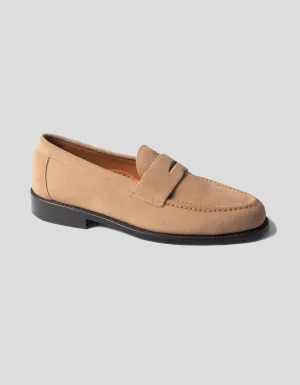 SEBAGO BEIGE SUEDE LOAFER