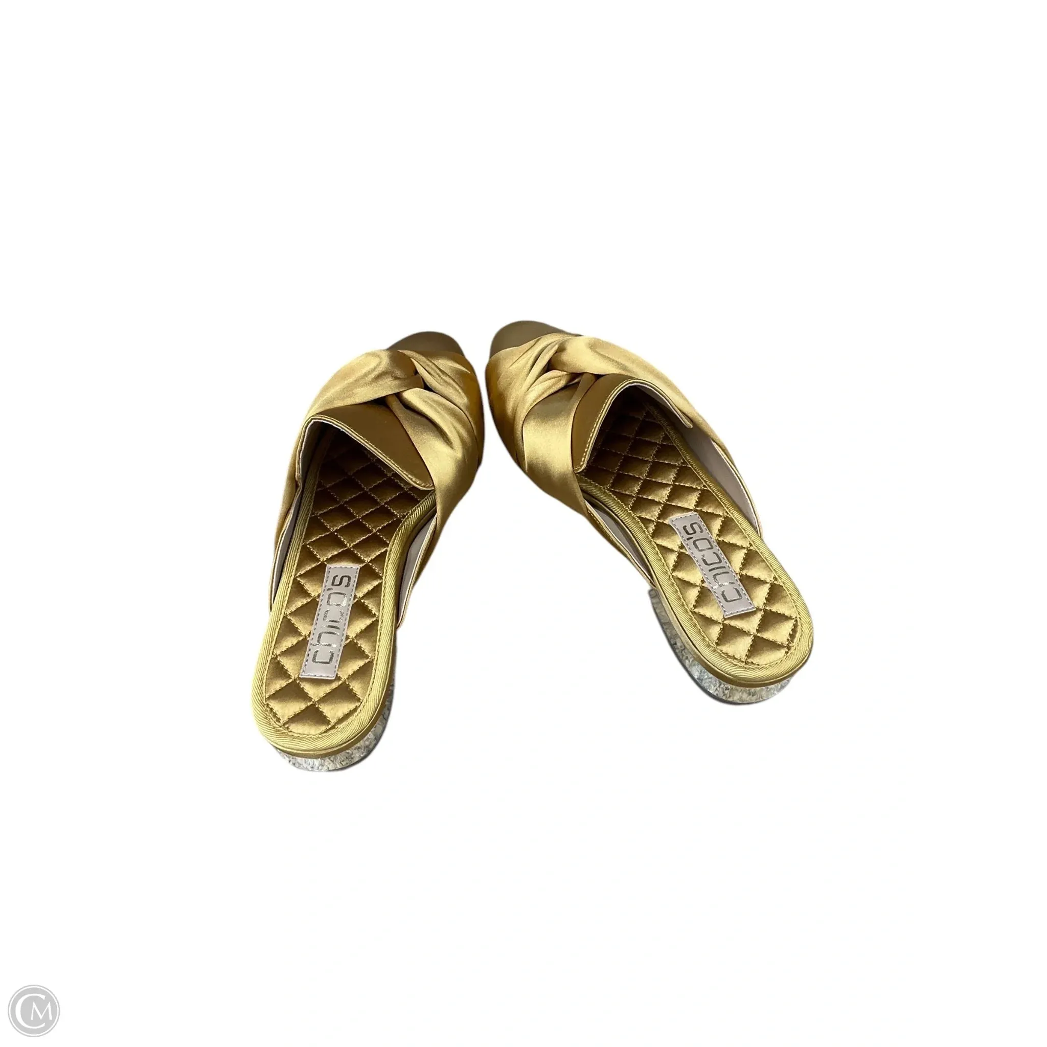 Shoes Flats By Chicos In Yellow, Size: 6