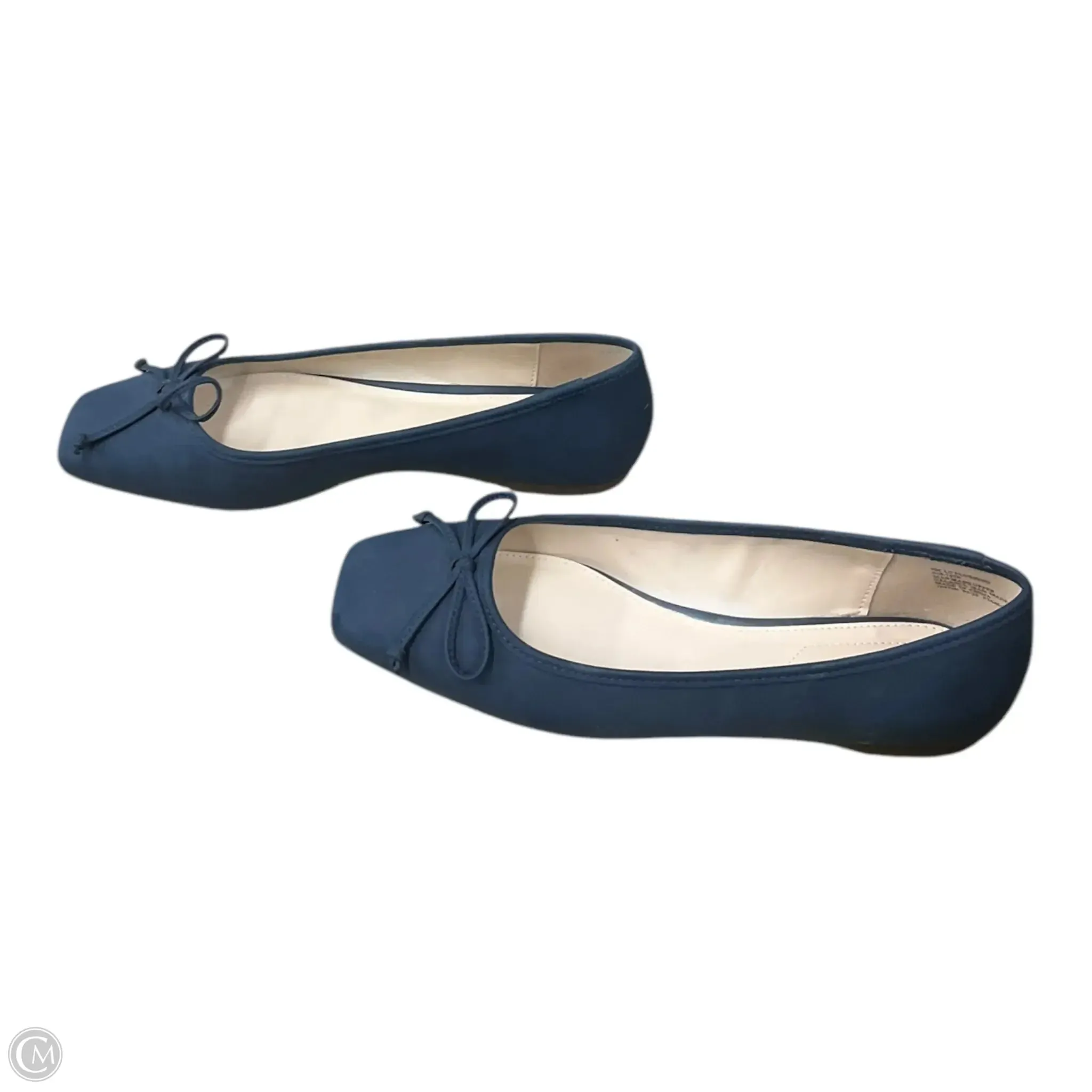 Shoes Flats By Liz Claiborne In Navy, Size: 9