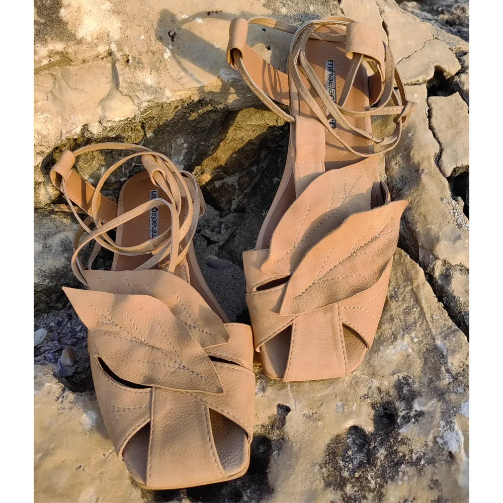 SHR Sandy Wind beige flat sandals