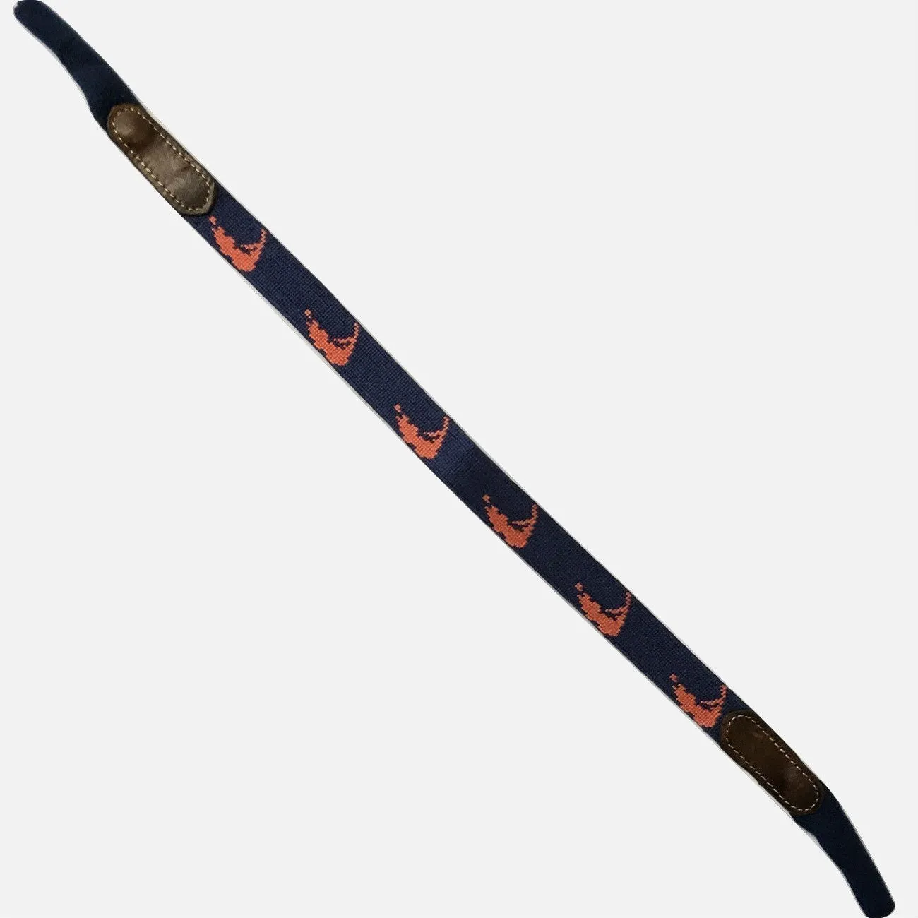 Smathers & Branson Nantucket Island Needlepoint Sunglass Straps - Navy