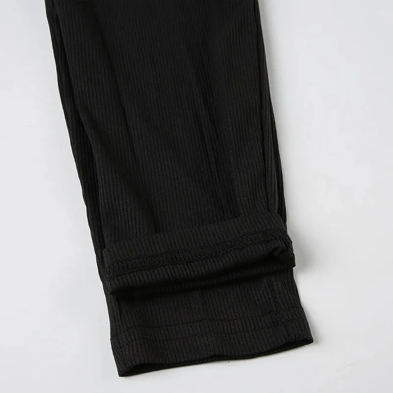 Solid Long Sleeve Jumpsuit