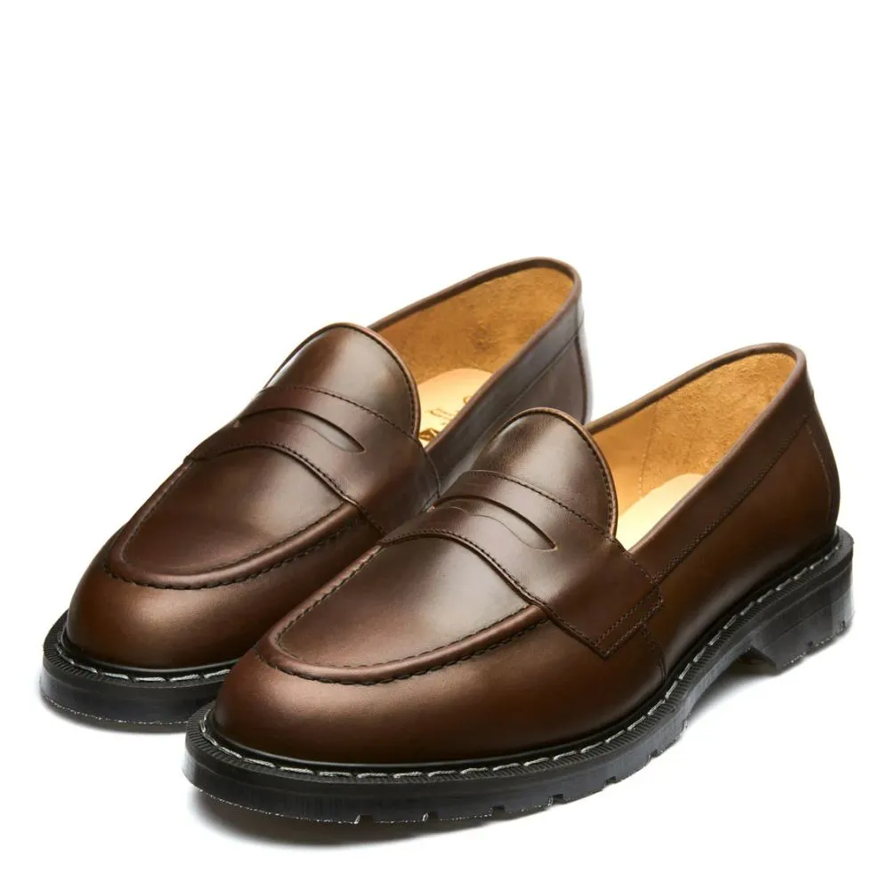 Solovair Penny Loafer in Gaucho Crazy Horse
