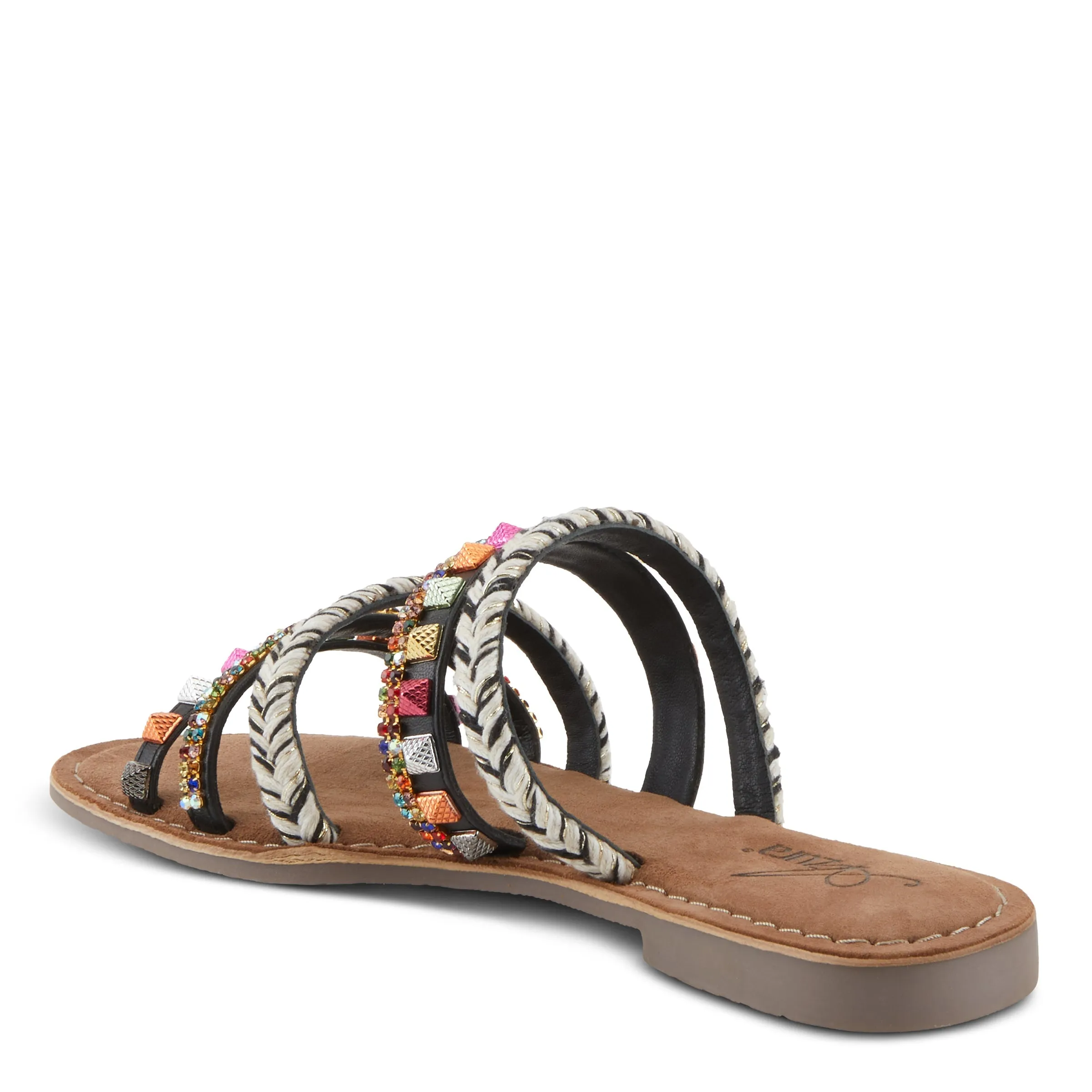 Spring Step Shoes  Azura Intoxicate Sandals Women’s Textile Leather Suede