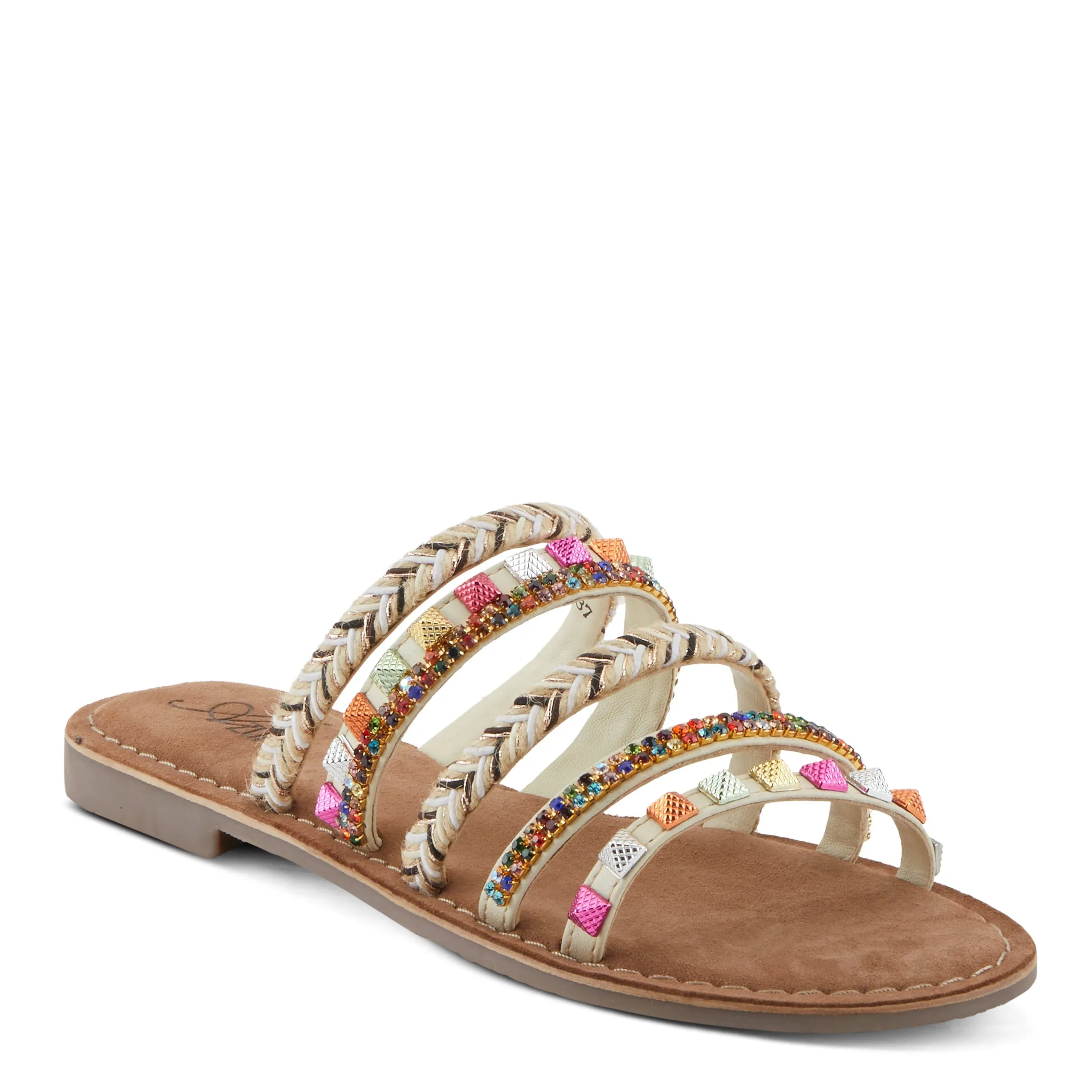 Spring Step Shoes  Azura Intoxicate Sandals Women’s Textile Leather Suede