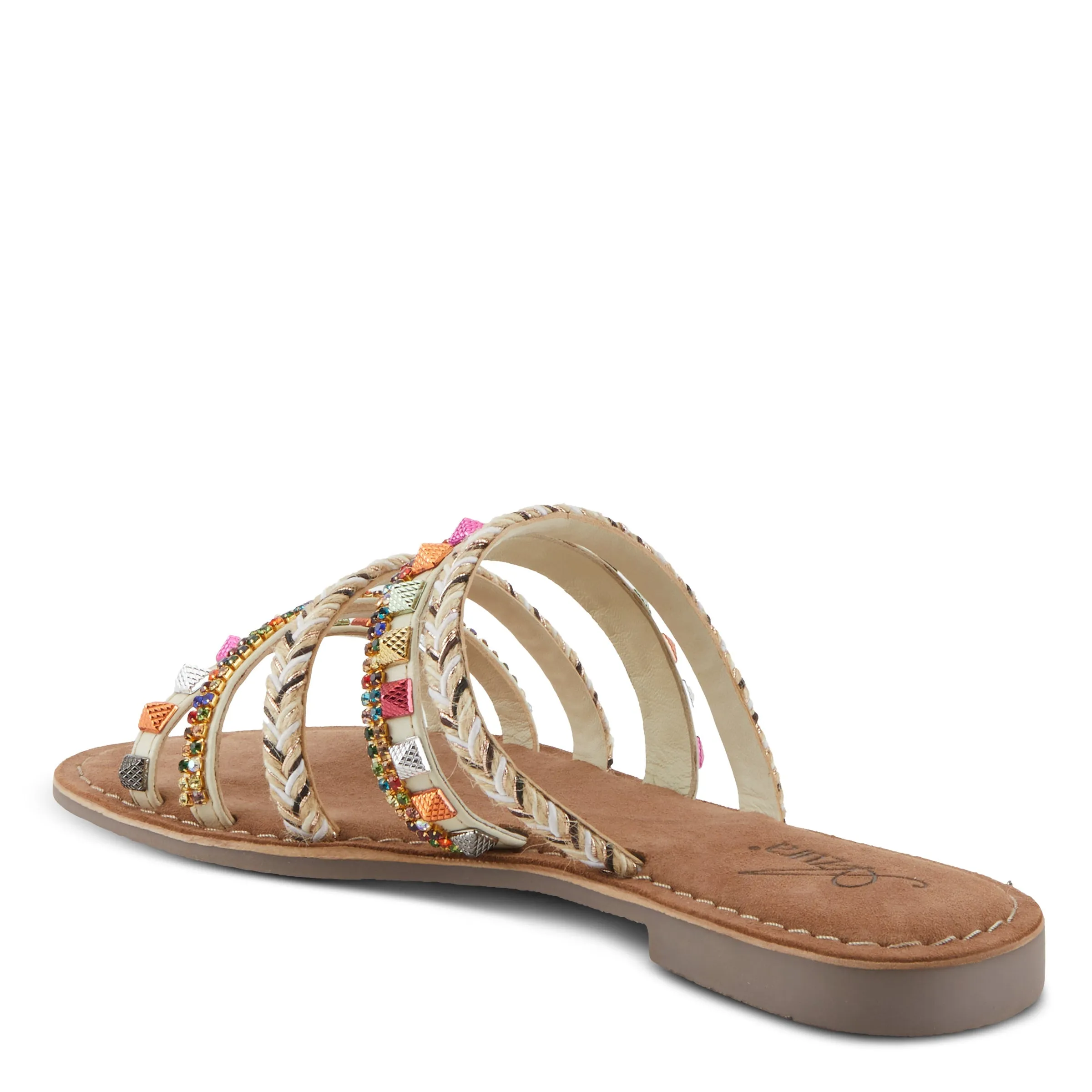 Spring Step Shoes  Azura Intoxicate Sandals Women’s Textile Leather Suede