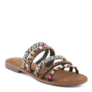 Spring Step Shoes  Azura Intoxicate Sandals Women’s Textile Leather Suede