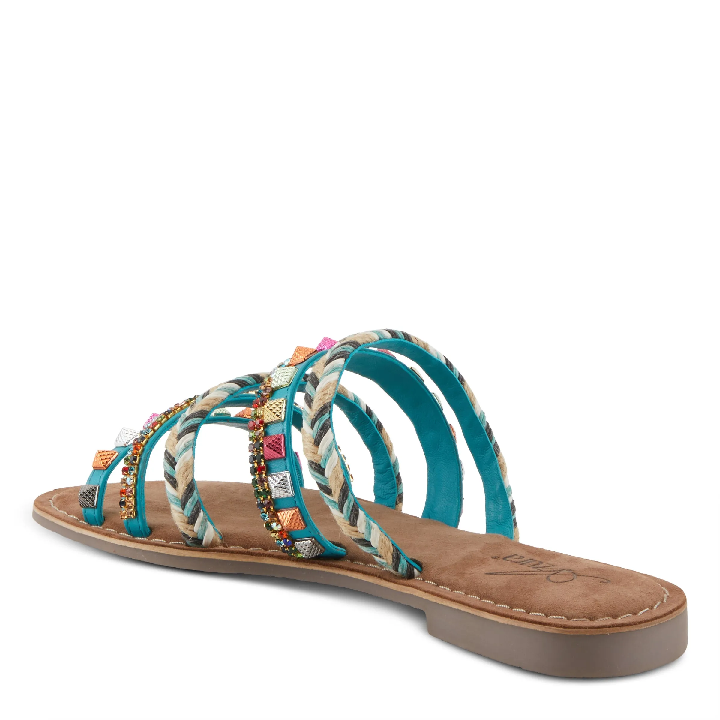 Spring Step Shoes  Azura Intoxicate Sandals Women’s Textile Leather Suede