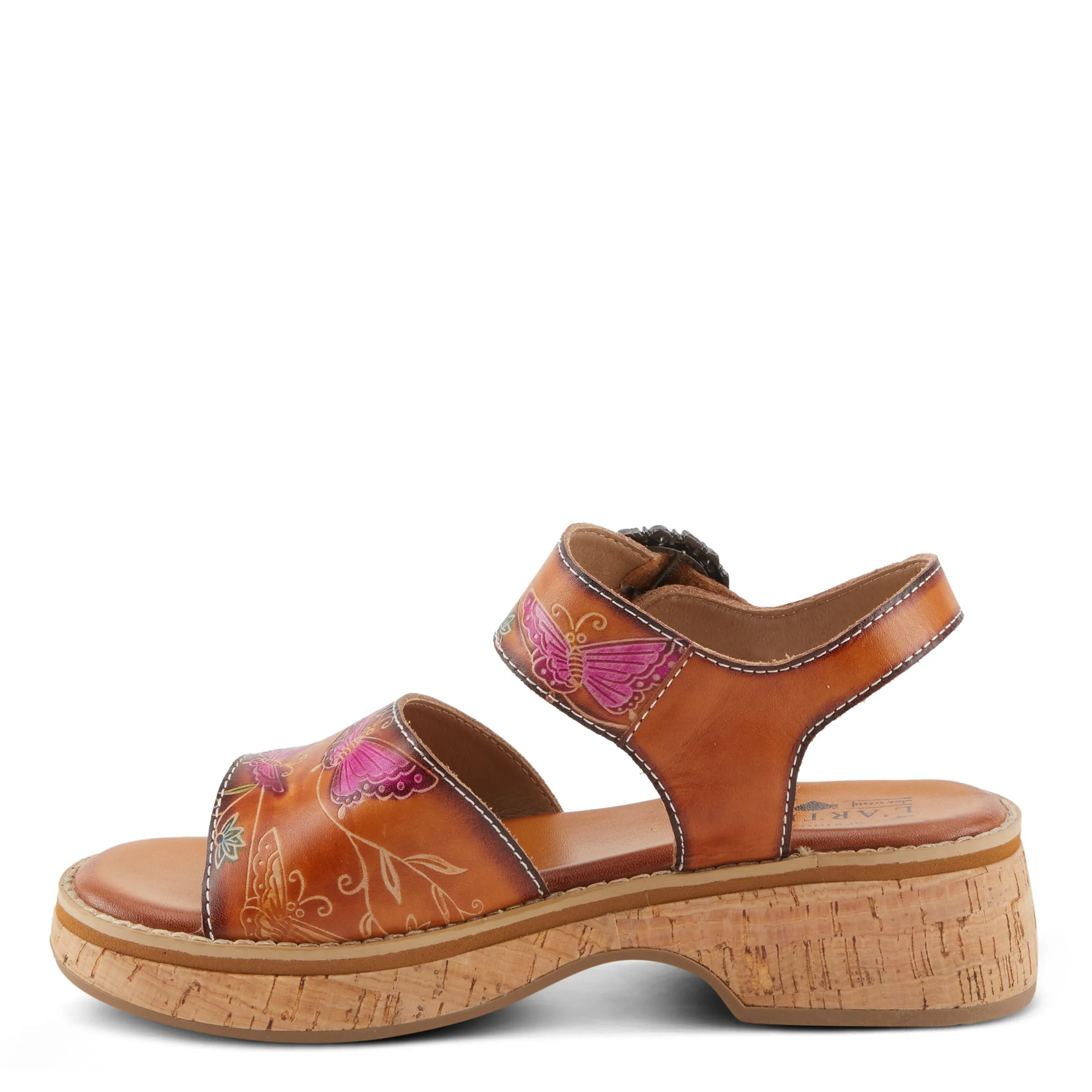 Spring Step Shoes L'Artiste Kenna Sandals Women's Hand Painted Leather