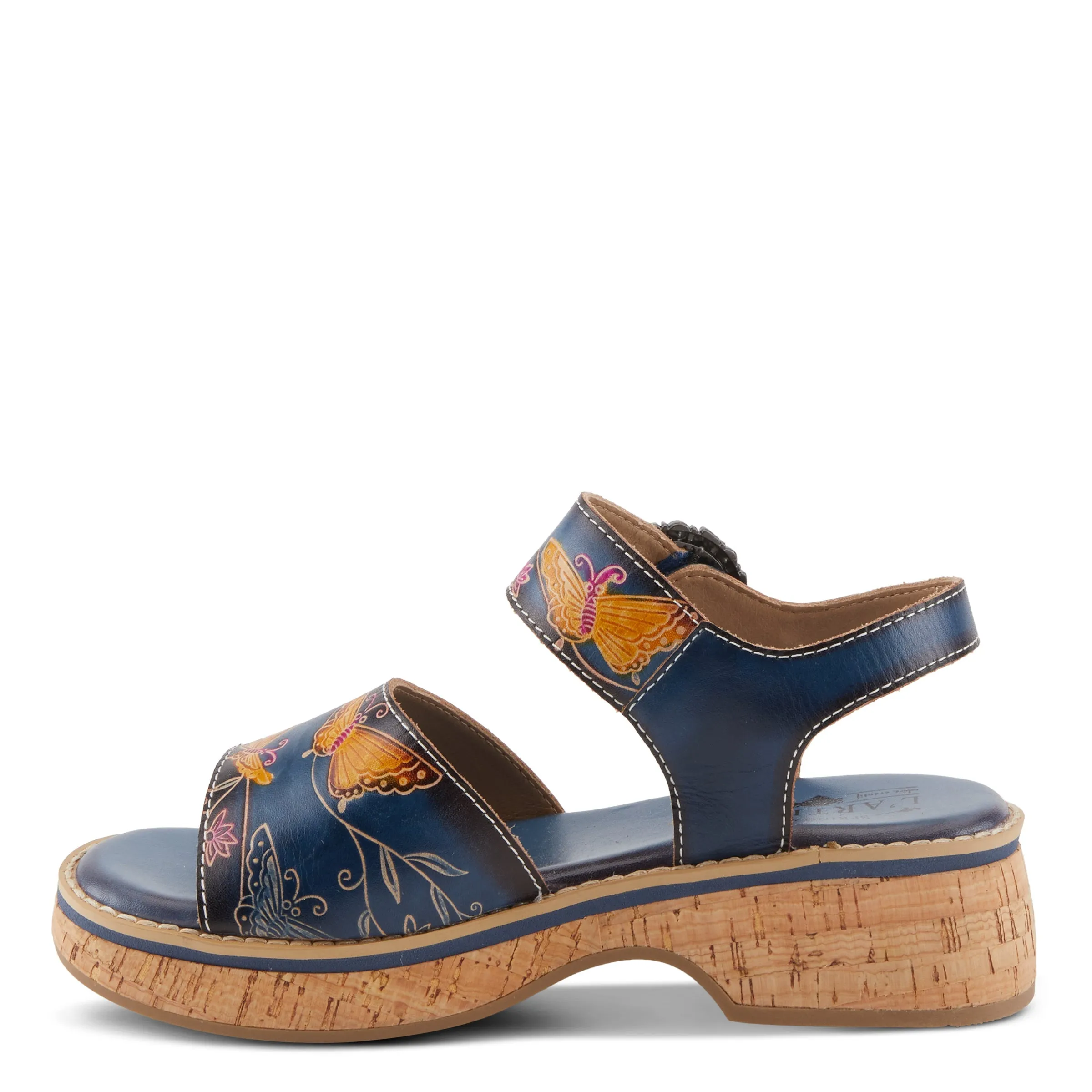Spring Step Shoes L'Artiste Kenna Sandals Women's Hand Painted Leather