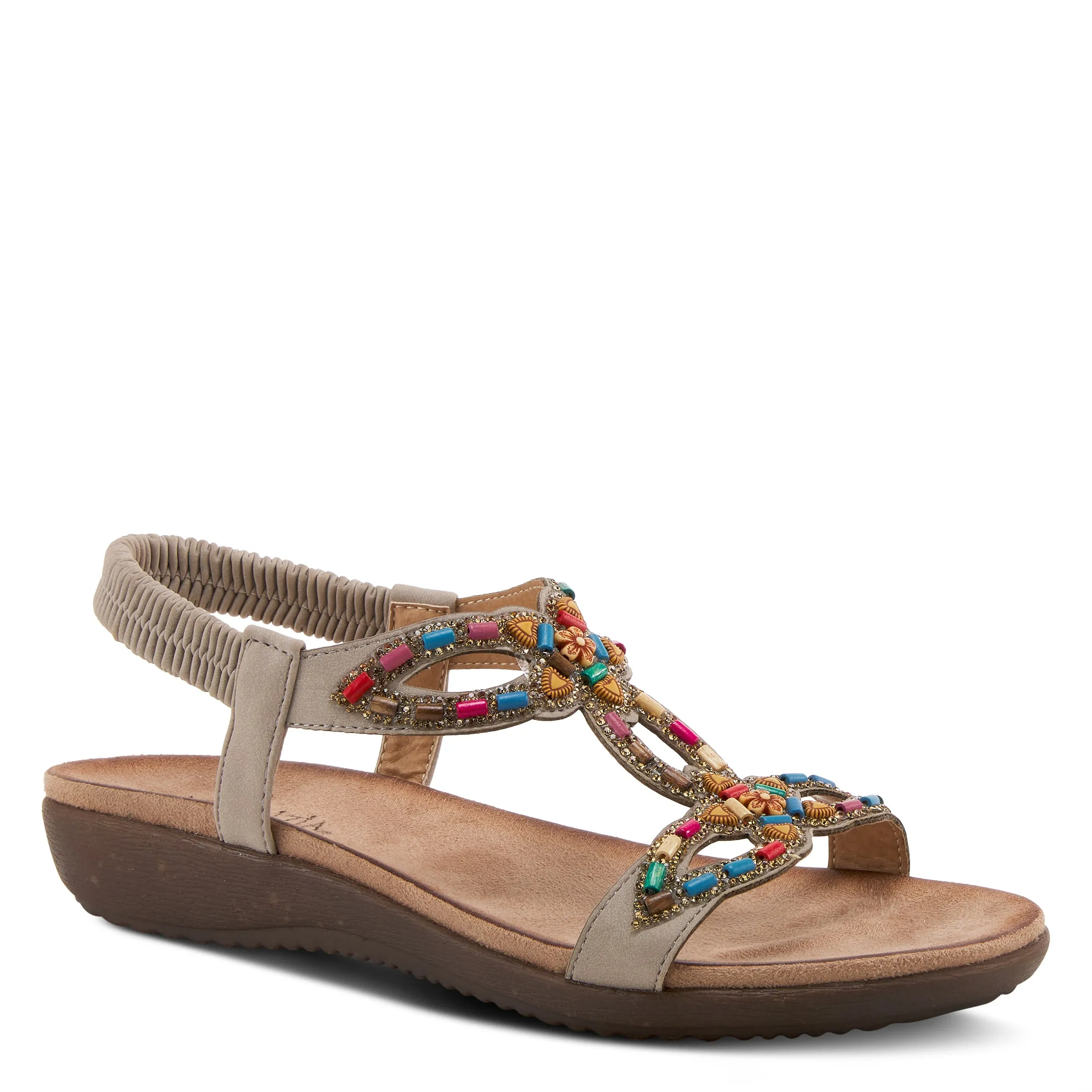 Spring Step Shoes Patrizia Volcanic T Strap Sandals Women’s Vegan