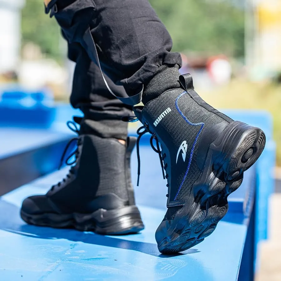 Steel Toe Work Shoes for Men Women Lightweight Comfortable Industrial & Construction Safety Lightweight Footwear
