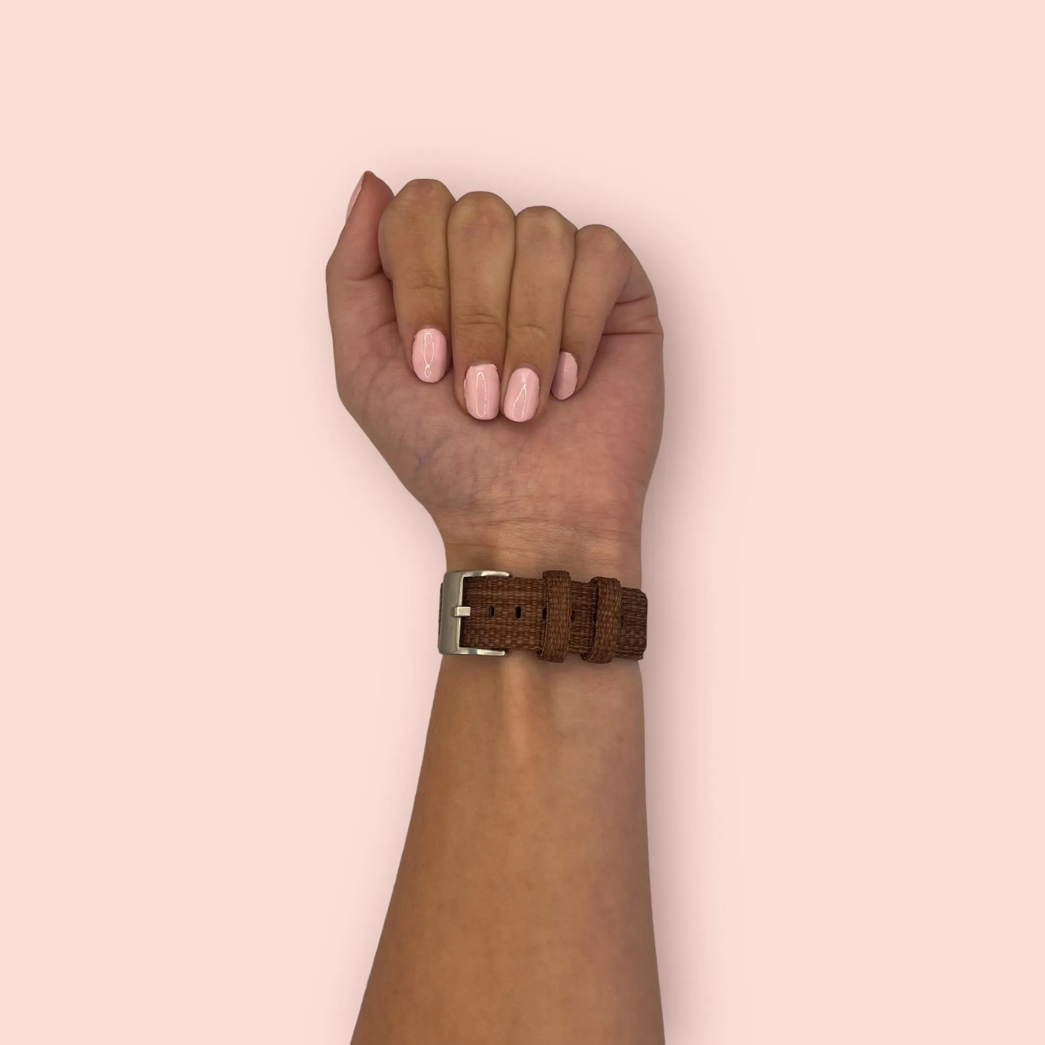 Stylish Canvas Watch Straps Compatible with Ticwatch E2
