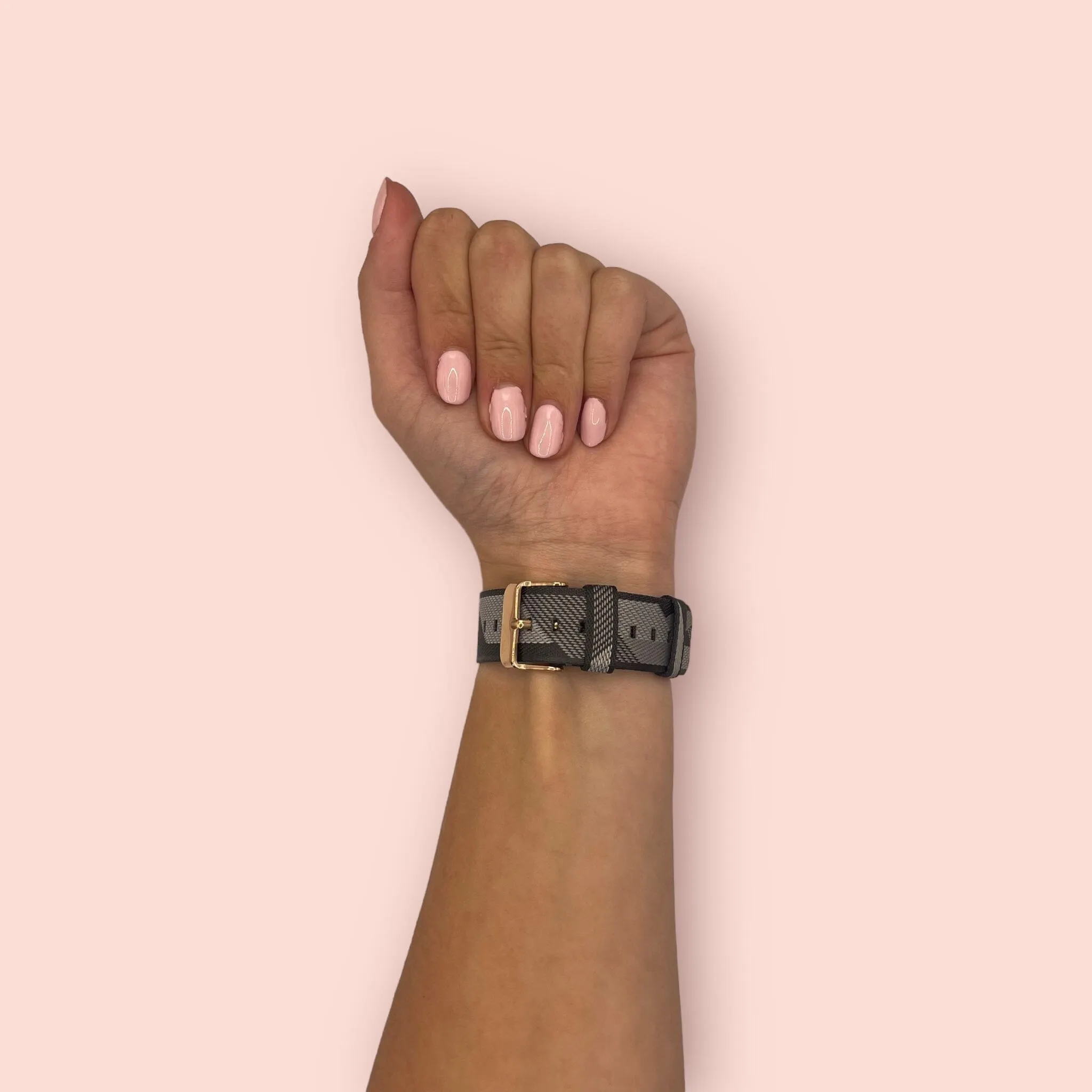 Stylish Canvas Watch Straps Compatible with Ticwatch E2