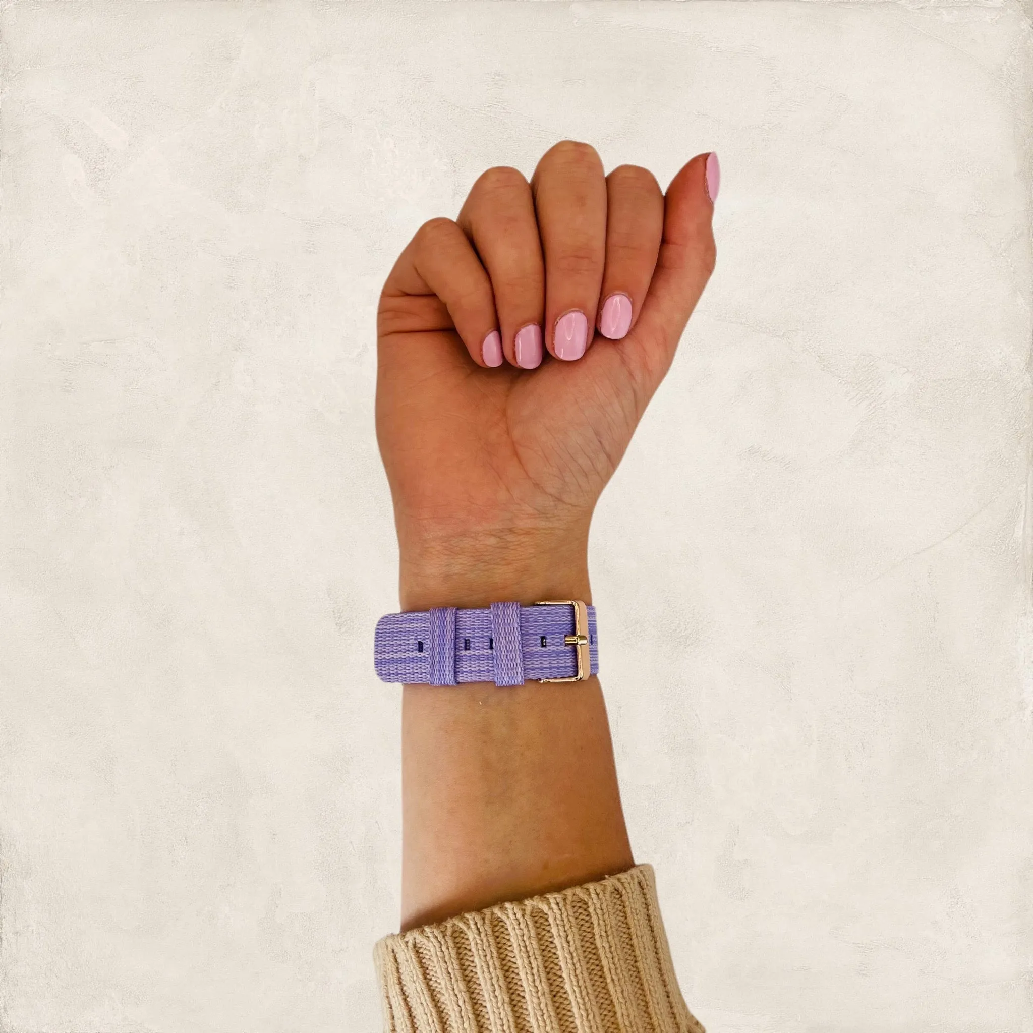 Stylish Canvas Watch Straps Compatible with Withings ScanWatch Horizon