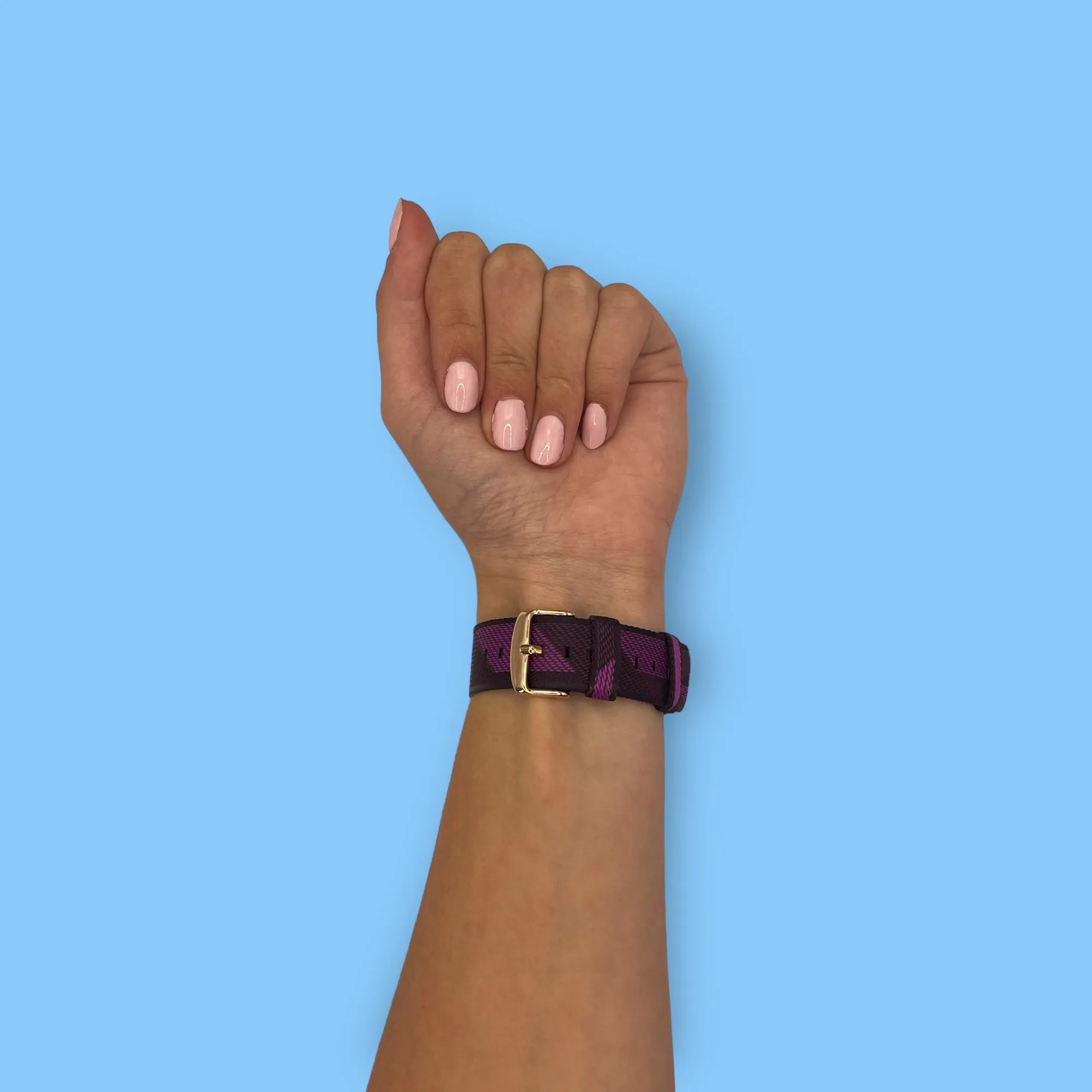 Stylish Canvas Watch Straps Compatible with Withings ScanWatch Horizon