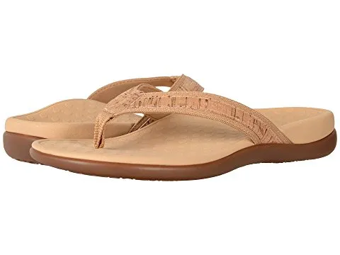 Tide Toe Post Sandal in Gold Cork