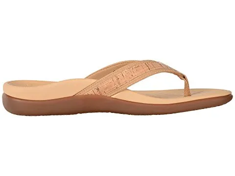 Tide Toe Post Sandal in Gold Cork