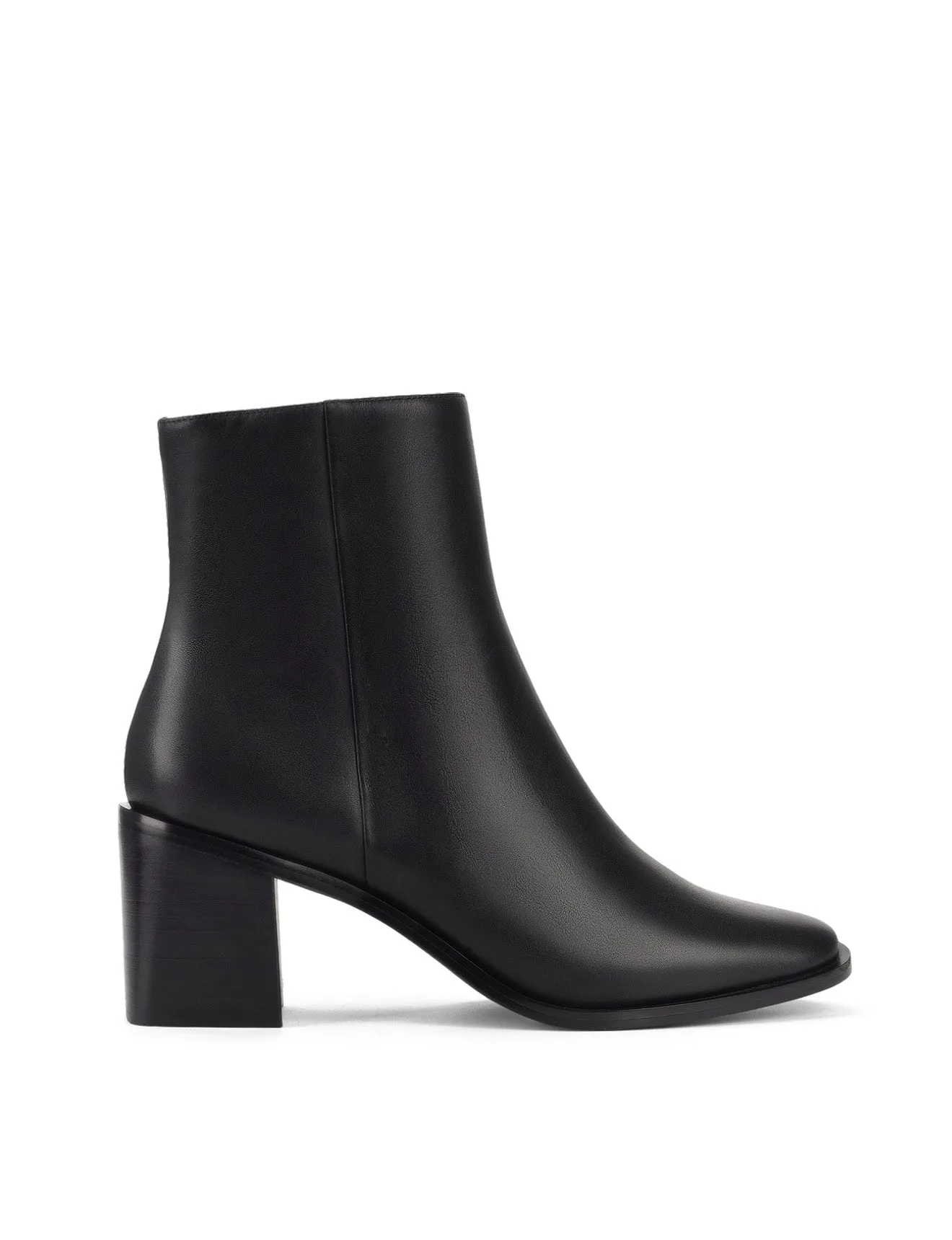 Ulla Ankle Boots - Black Leather