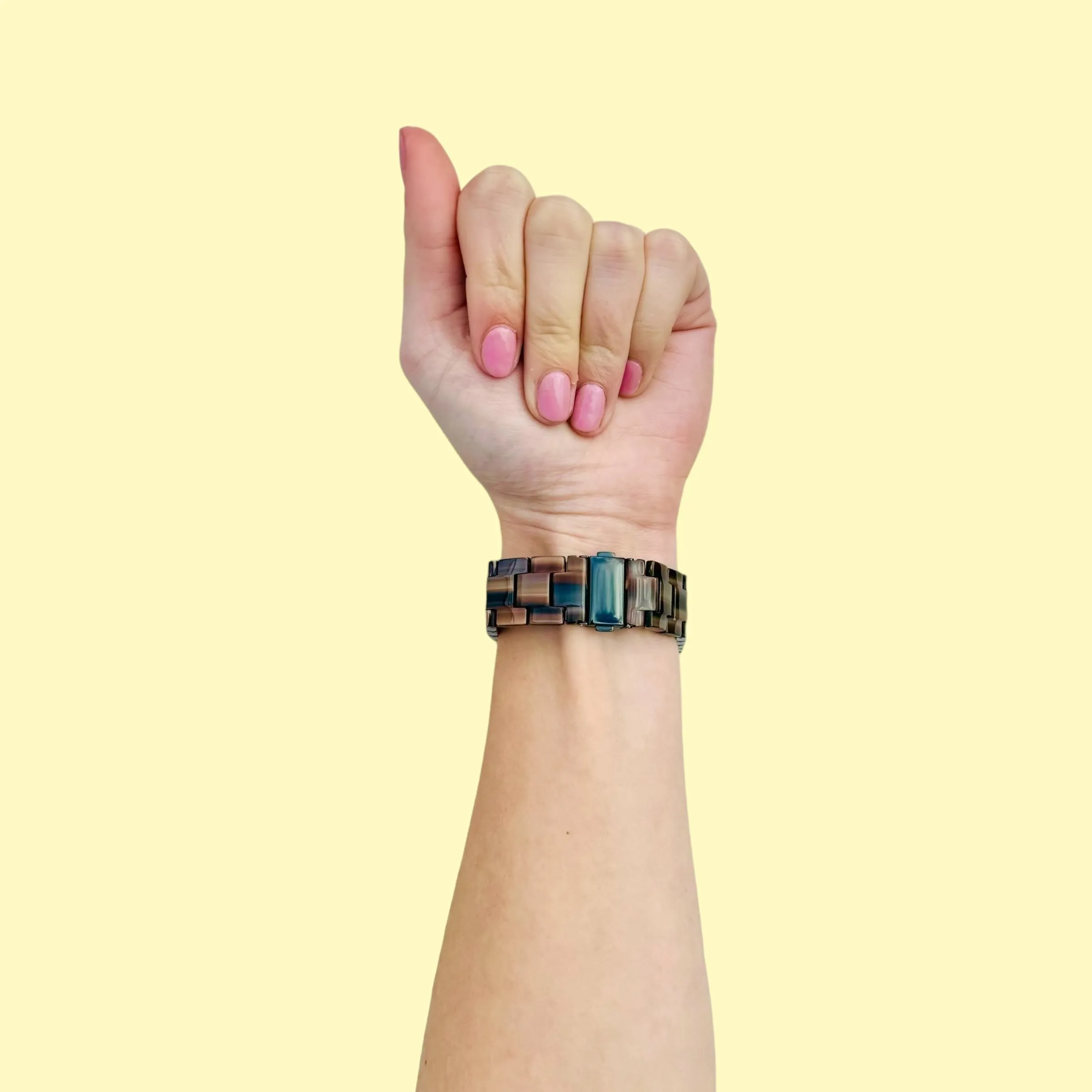 Universal 20mm Straps Stylish Resin Watch Strap