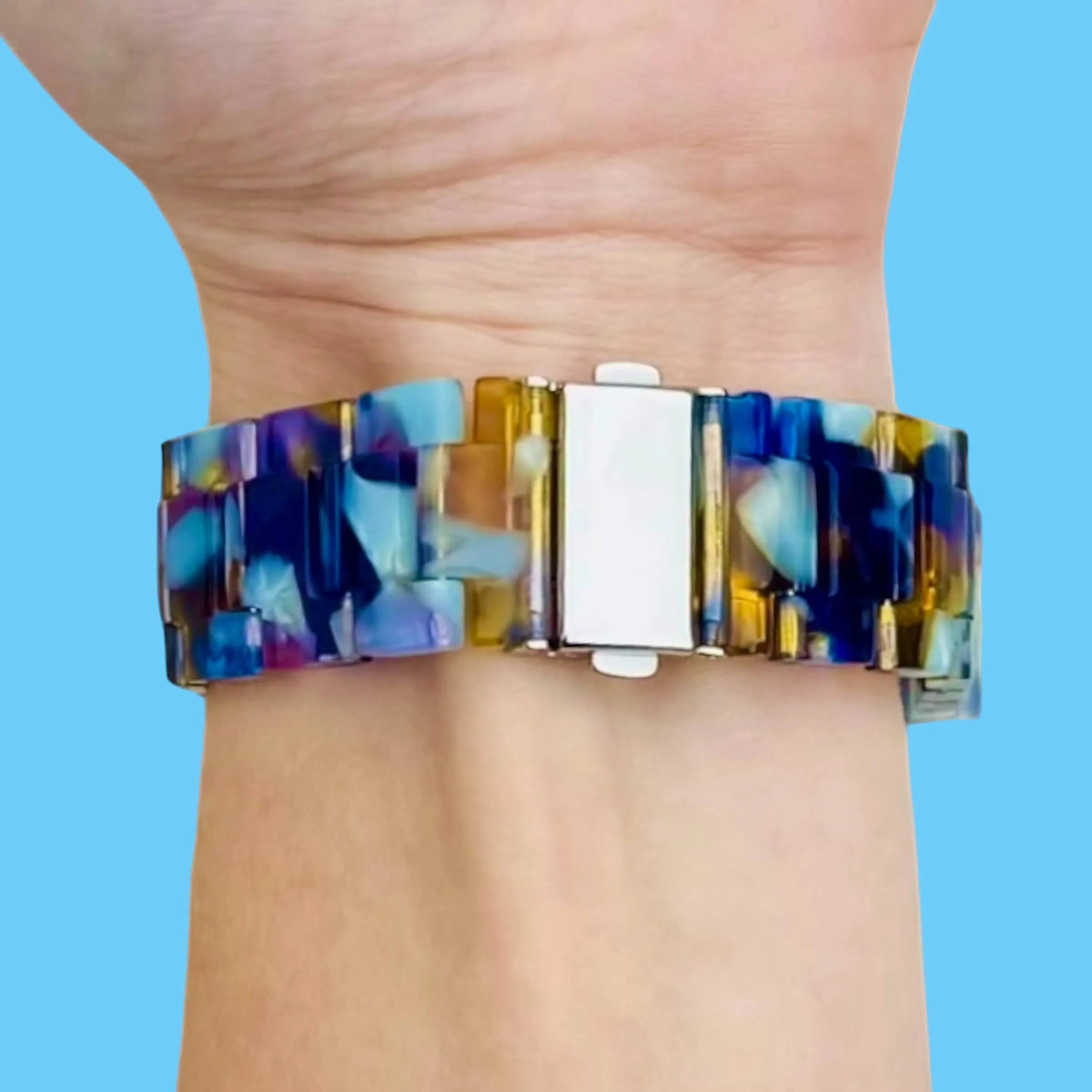 Universal 20mm Straps Stylish Resin Watch Strap