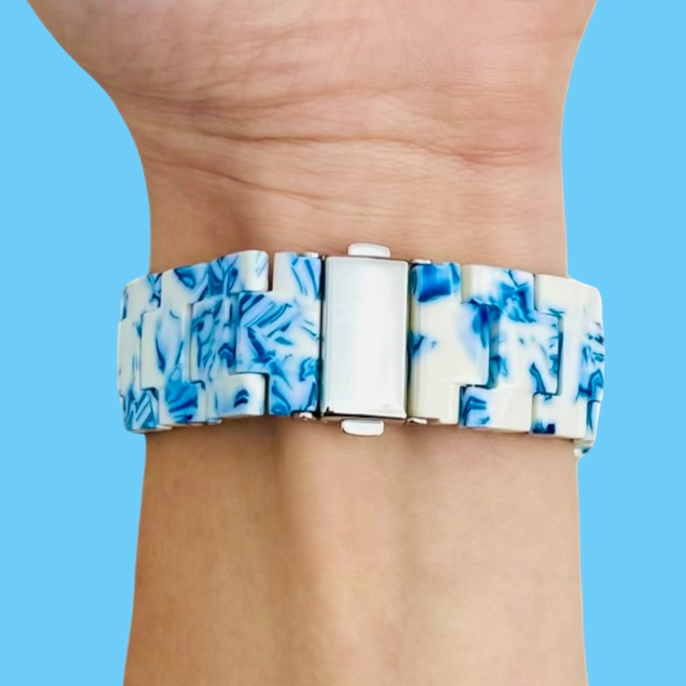 Universal 20mm Straps Stylish Resin Watch Strap