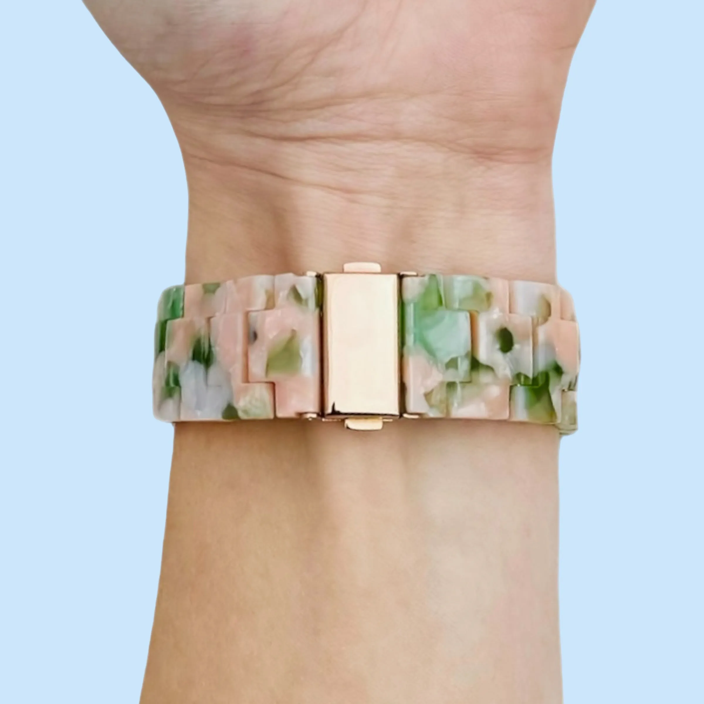 Universal 20mm Straps Stylish Resin Watch Strap