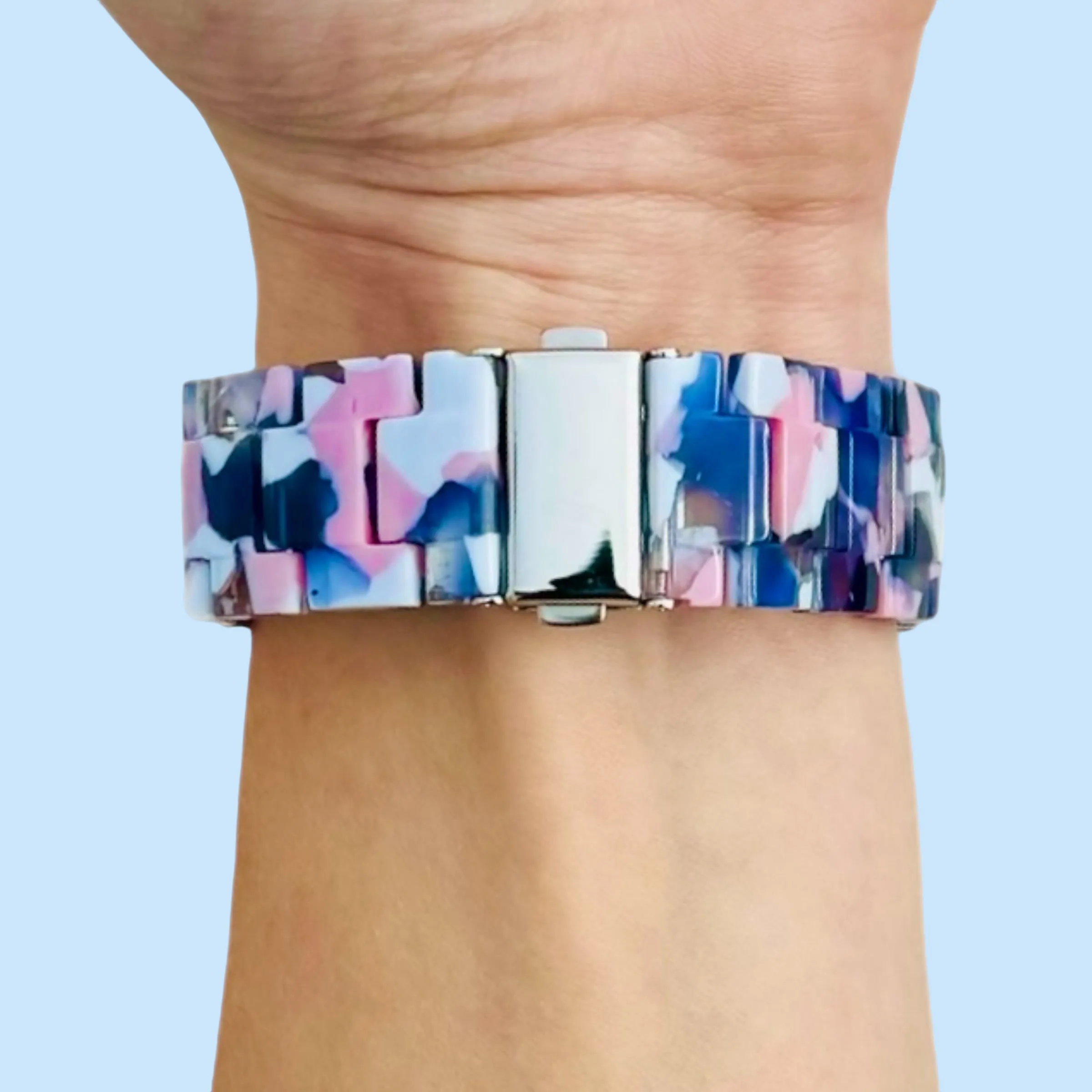Universal 20mm Straps Stylish Resin Watch Strap