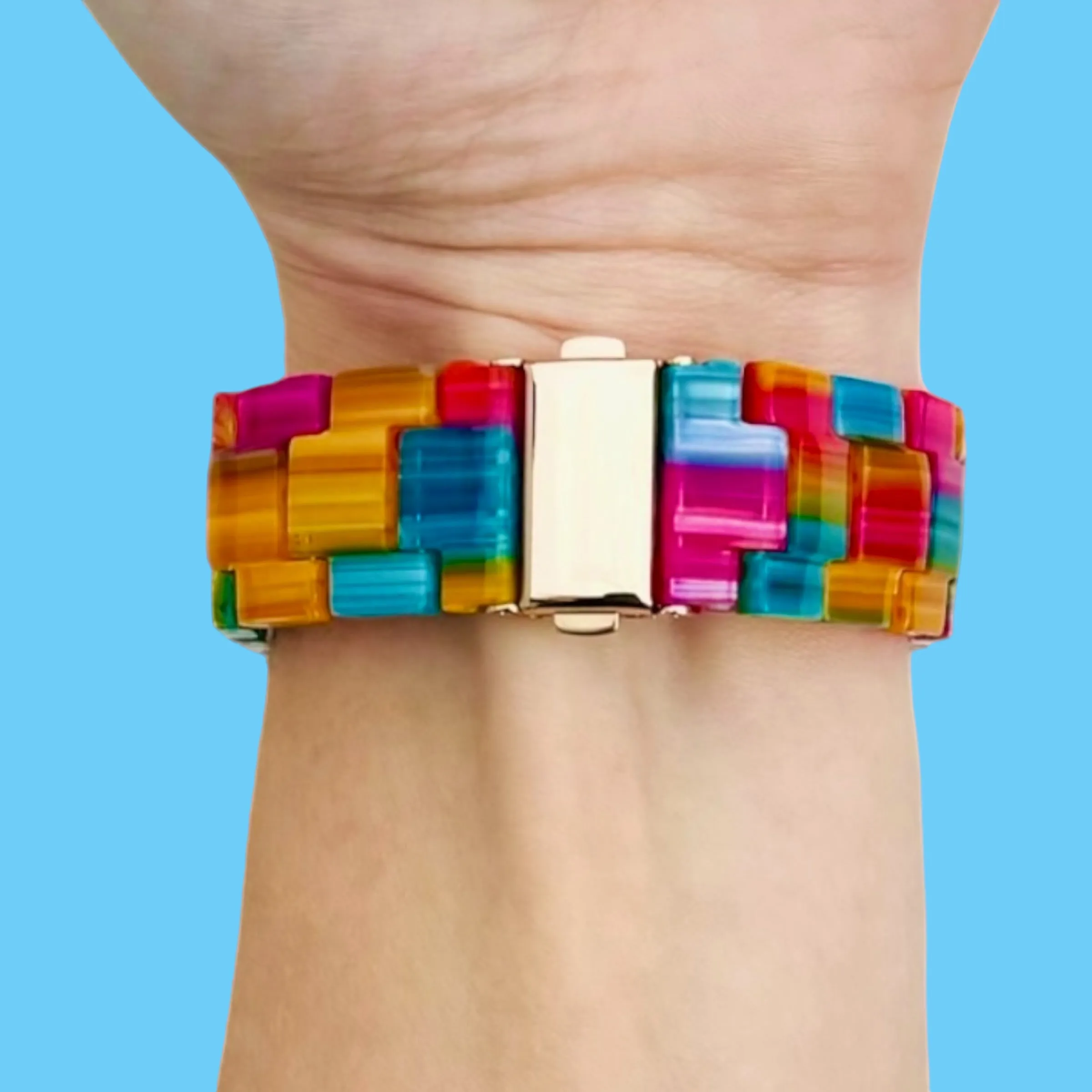 Universal 20mm Straps Stylish Resin Watch Strap