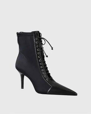 Valda Lace Up Ankle Boots