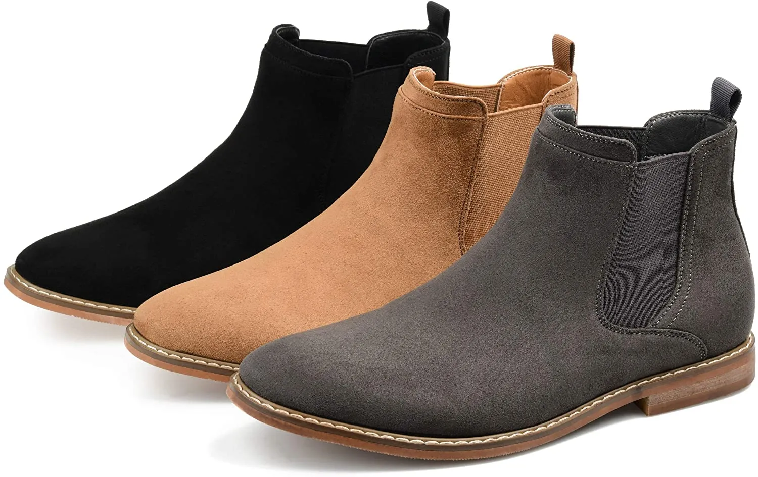 Vance Co. Men's Marshall Chelsea Boots  Color Black Size 10
