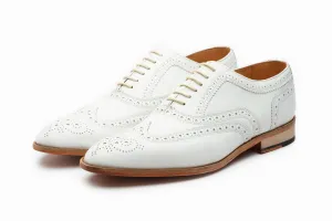 Wingtip Oxford Classic - White