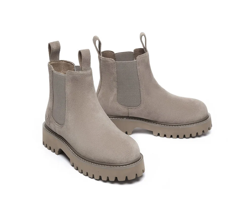Wool Chelsea Chunky Boots Chana