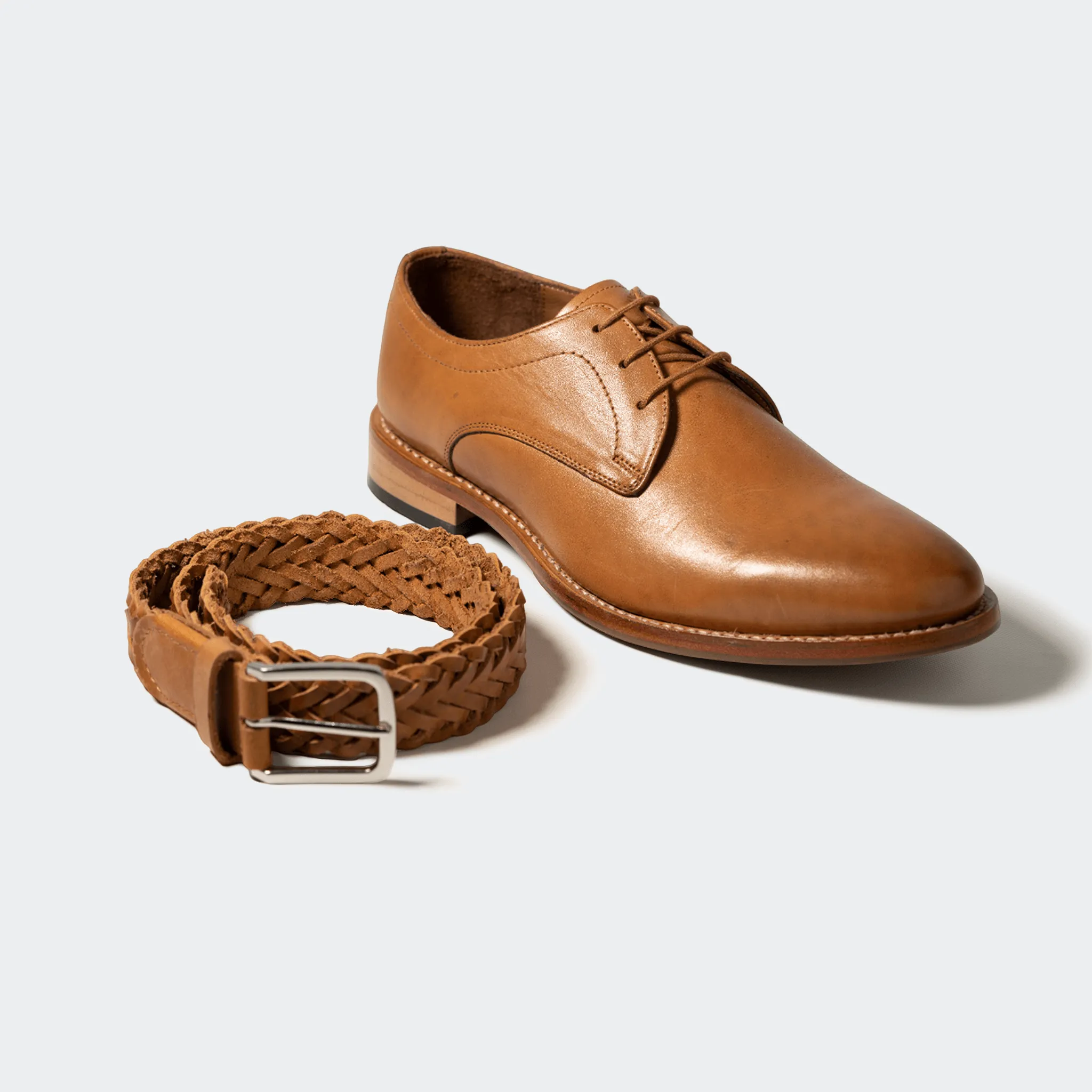 WOVEN BELT TOASTED OAK