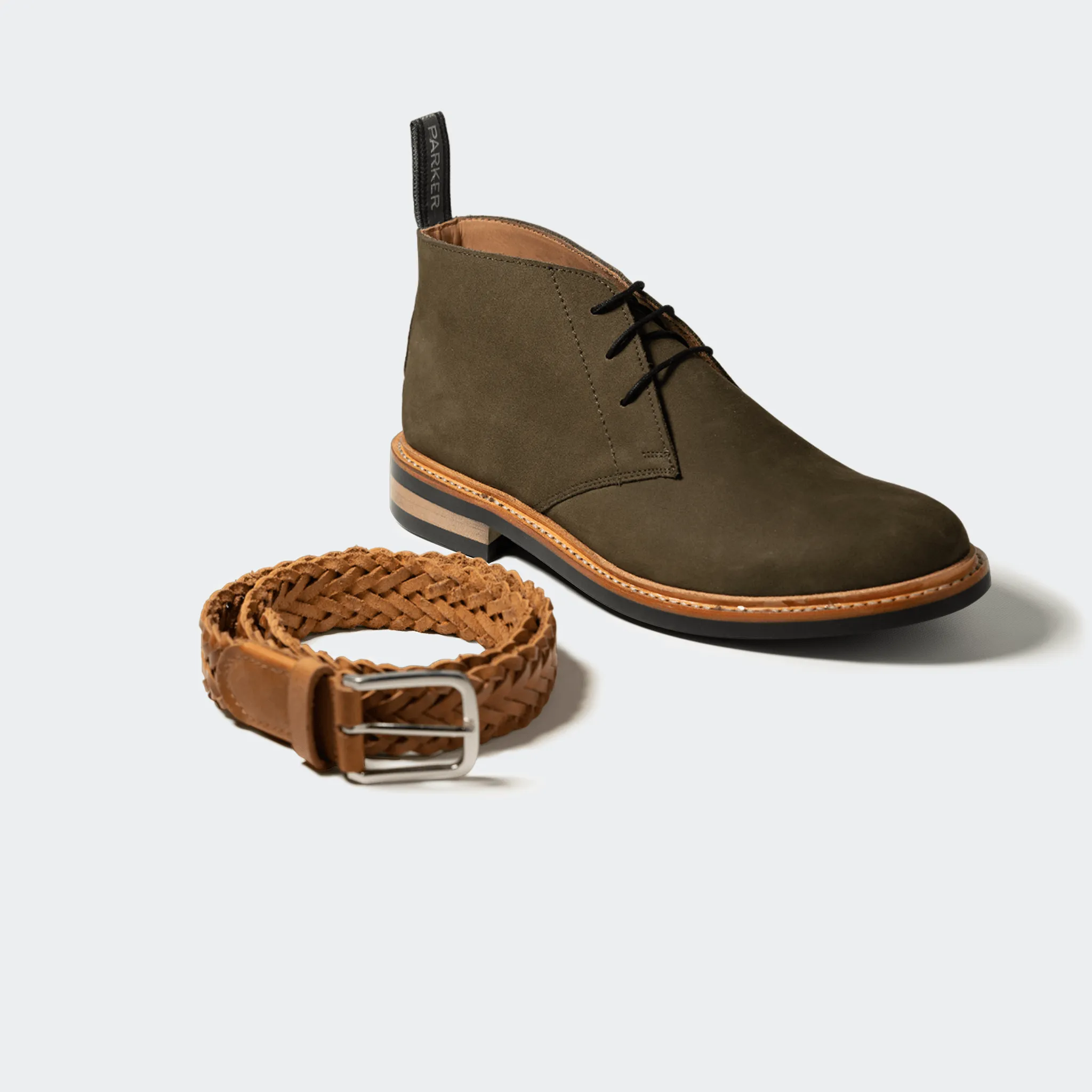 WOVEN BELT TOASTED OAK